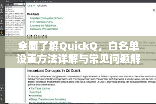 全面了解QuickQ，白名单设置方法详解与常见问题解答-第1张图片-QuickQ最新版本下载 - QuickQ2026官方