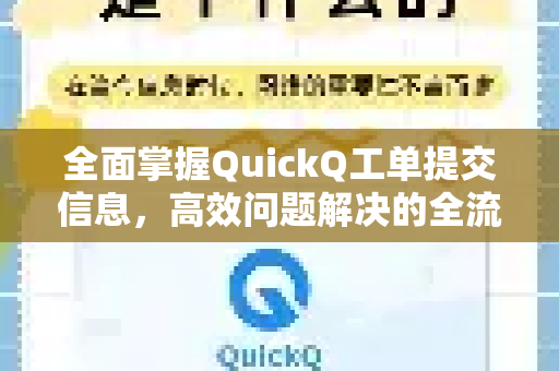 全面掌握QuickQ工单提交信息，高效问题解决的全流程指南