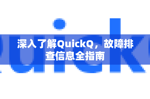 深入了解QuickQ，故障排查信息全指南